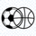 足球篮球网站Logo图标